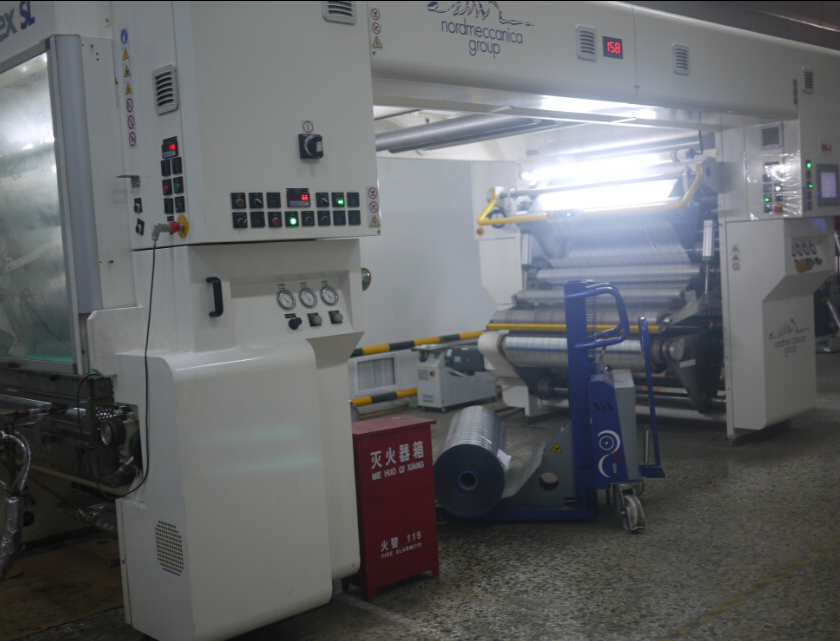 In May,2013, two set of  Italy nordmaccenica solventless  laminator was put into use.