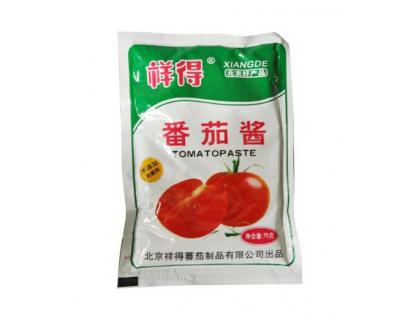 tomato ketchup packaging bag